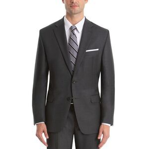 Lauren Ralph Lauren Mens Classic Fit Wool Suit Jacket 46 Regular Charcoal - NWT